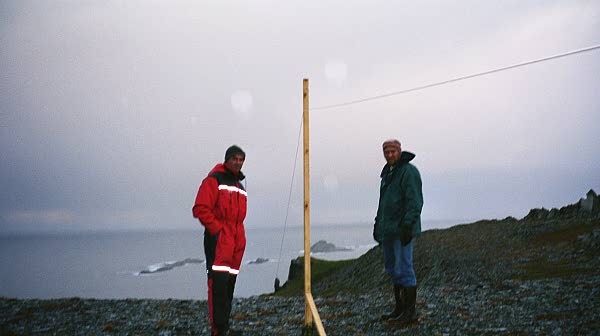 This is along the 058� Asia/Pacific antenna. Yes - that's Tonga in the distance ... 